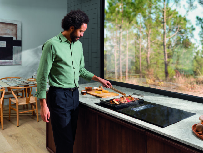 Electrolux DuoHob kookplaat met afzuigunit 80 cm